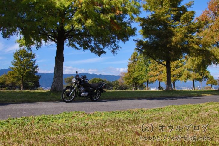 CBF125Tでぶらり旅(琵琶湖沿い)