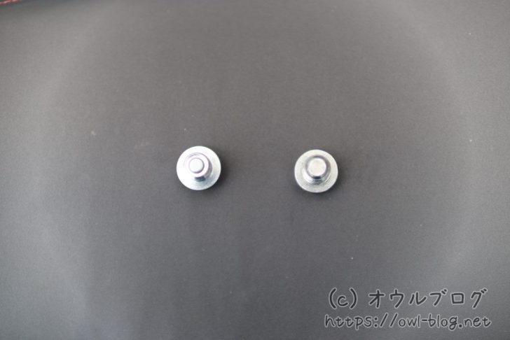 ドレンボルトのサイズ比較