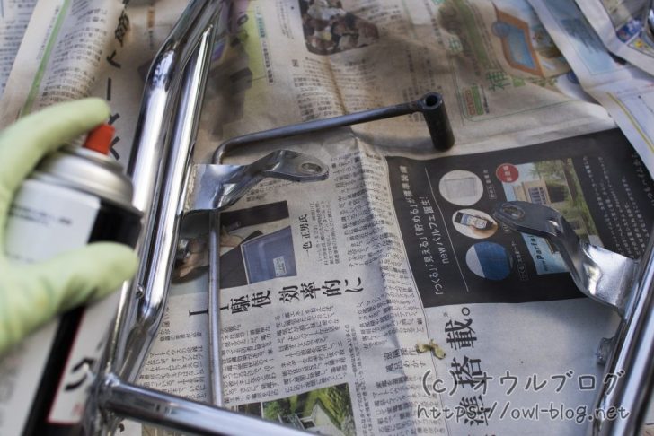 パーツクリーナーで脱脂