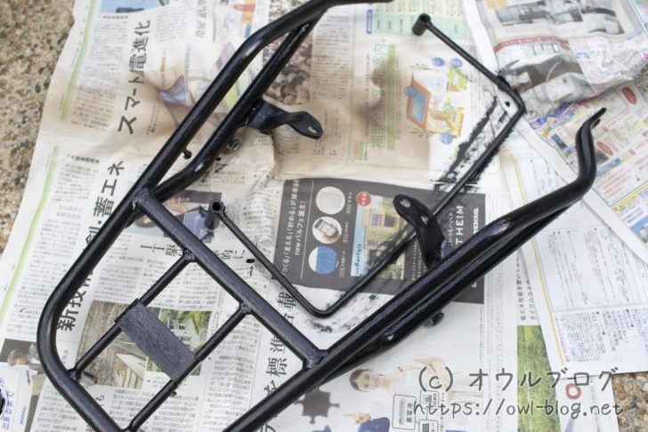 ベチョベチョした塗装状態