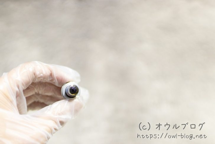 エンジン内部のスラッジをキャッチした結果