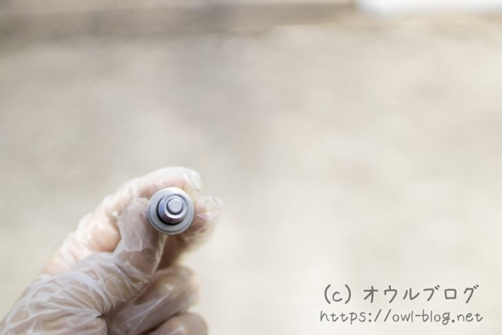 ショップタオルで磨いて再利用