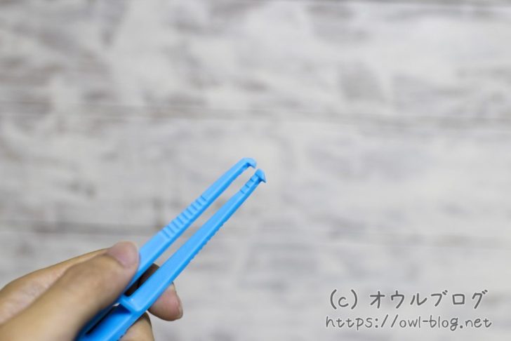 100均の排水溝用ピンセット