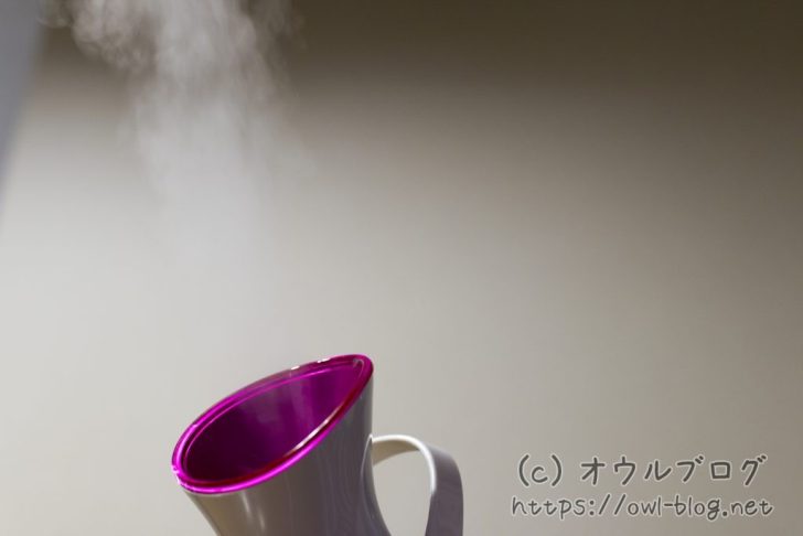 Amconsure美顔器の霧の細かさ