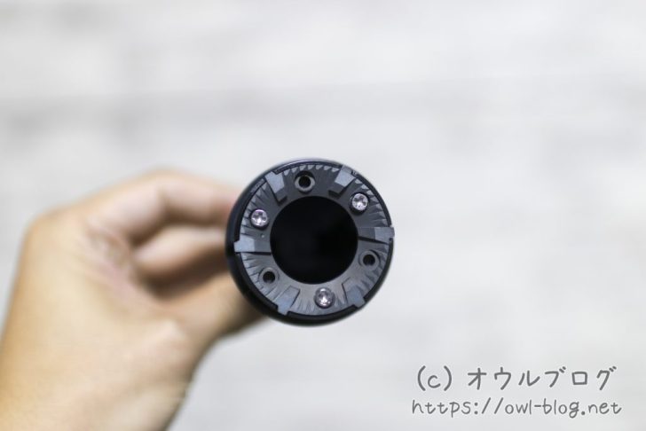 うす式ミルは取り外せる