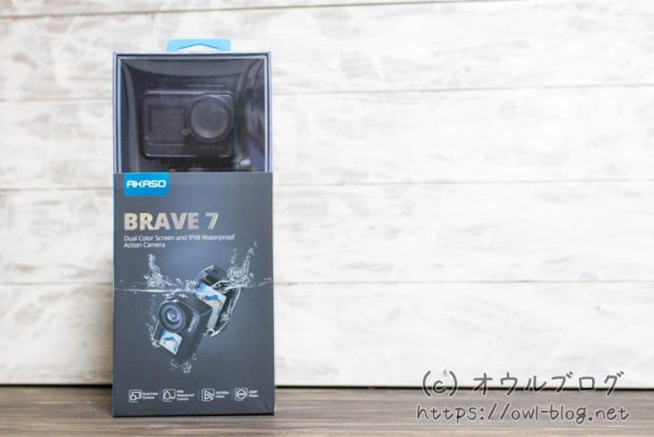 AKASO Brave 7 のパッケージ