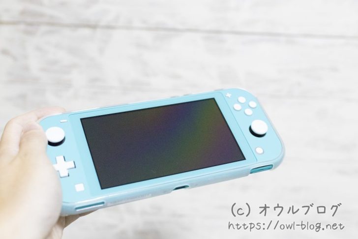 シリコンカバー装着後の表面