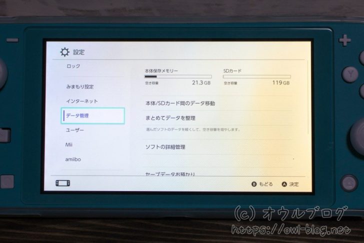Switch Lite SDカード認識