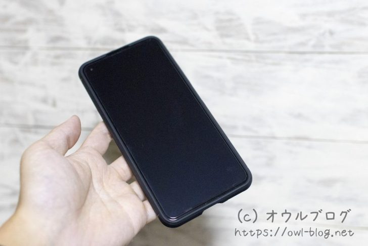 SpigenのケースにMi 11 Lite 5G取り付けてみました