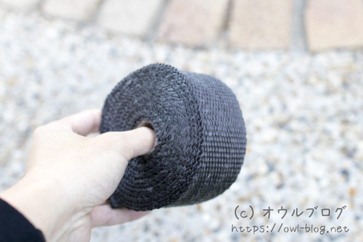 素手で触ると少しチクチクするサーモバンテージ