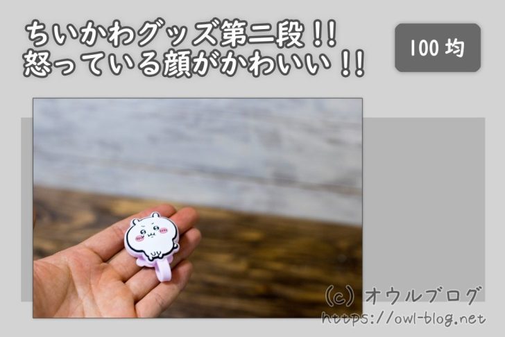 ちいかわのケーブルをまとめるやつ