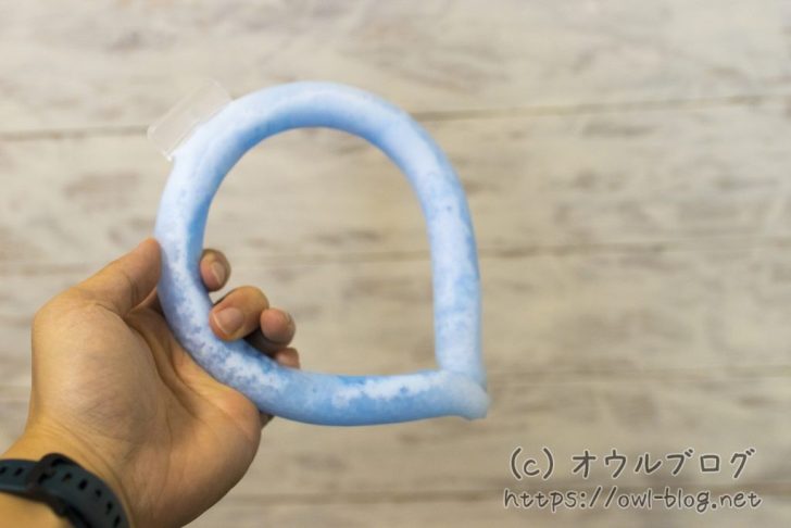 100均の流水で凍るネッククーラー
