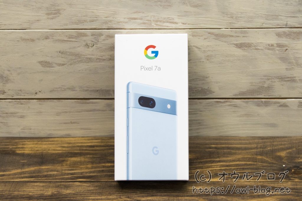 Google Pixel 7a パッケージ