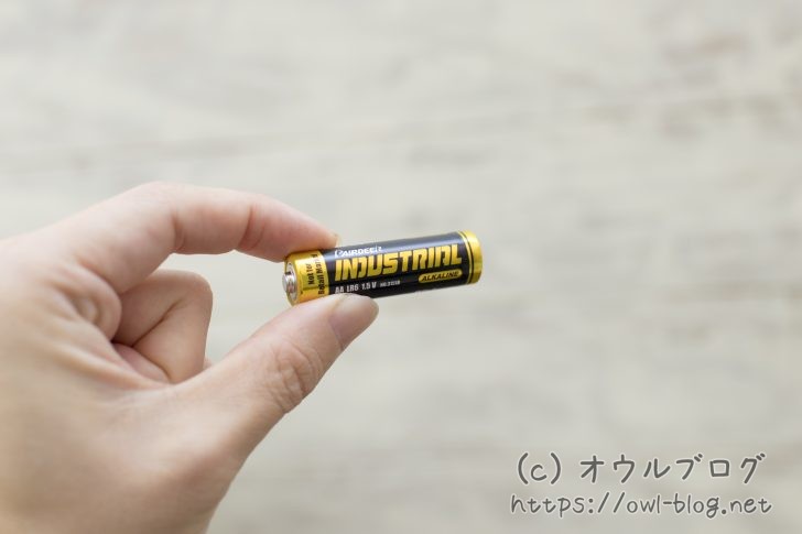 電池は1つ付属していた