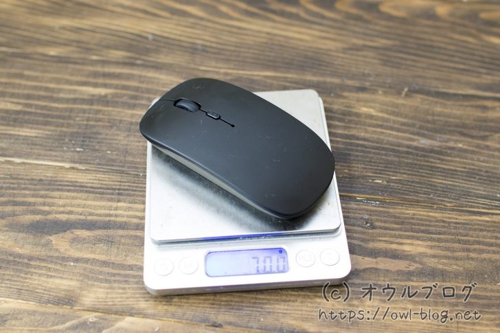 100均マウスの重量