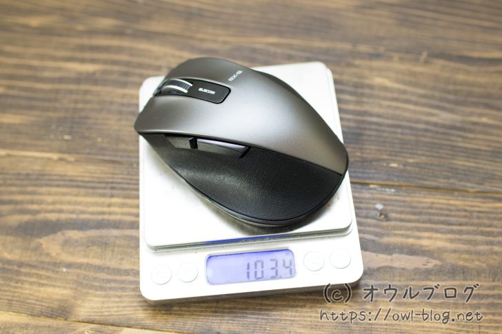 Buffaloマウスの重量